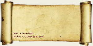 Tadej Sudimac vizit kartica